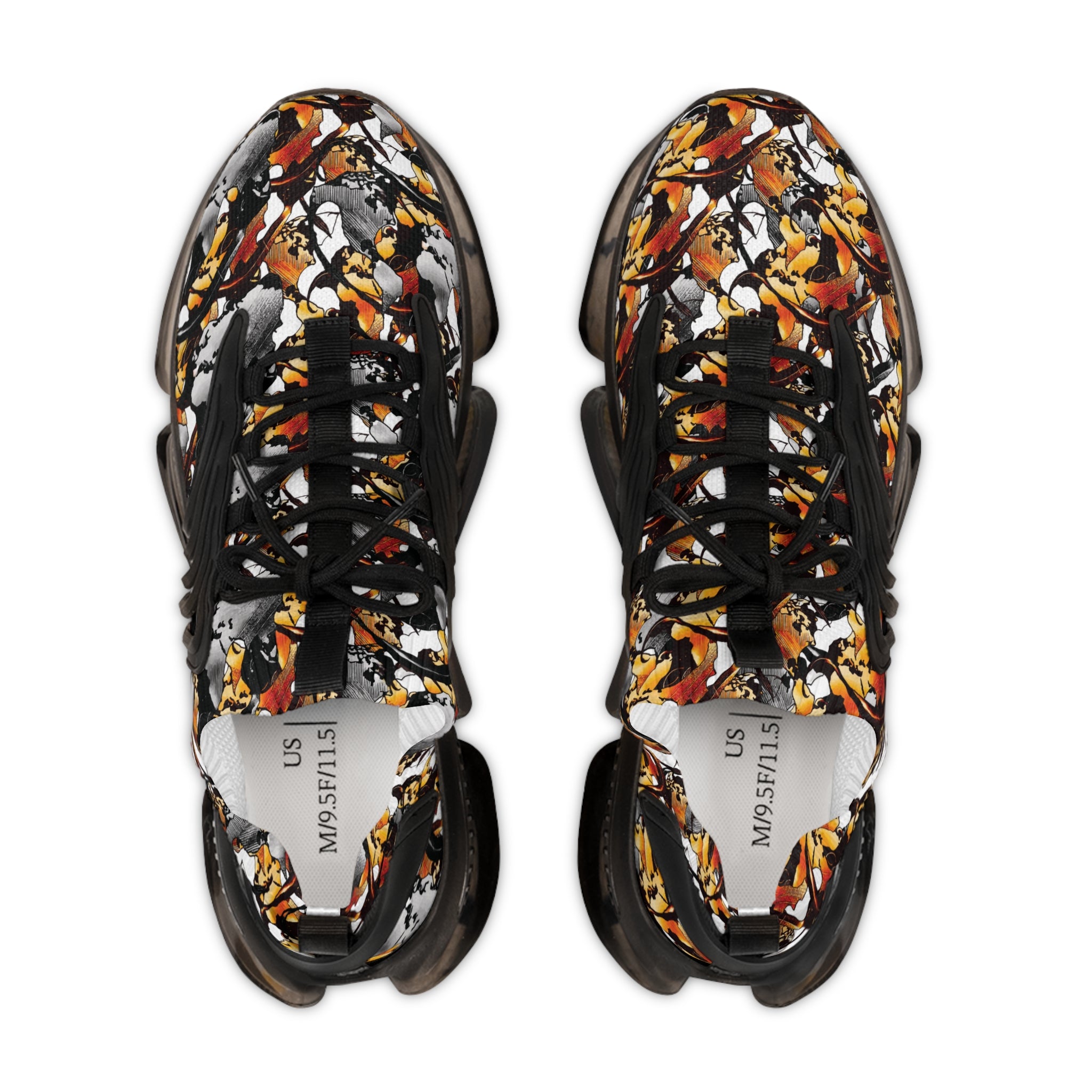 Ember Blaze Men’s Mesh Sneakers - KDS Ketchure