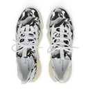 Midnight Silver Eclipse Men’s Mesh Sneakers - KDS Ketchure