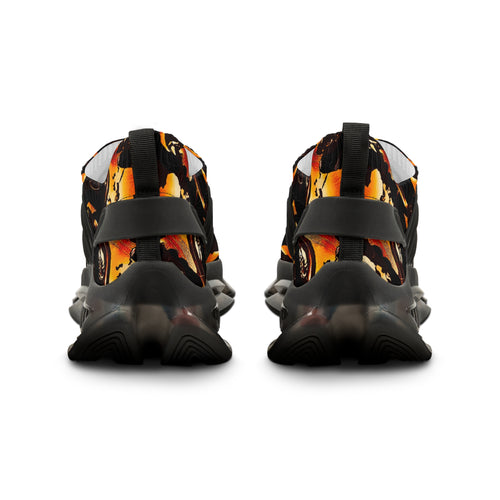 Midnight Flame Men’s Mesh Sneakers - KDS Ketchure