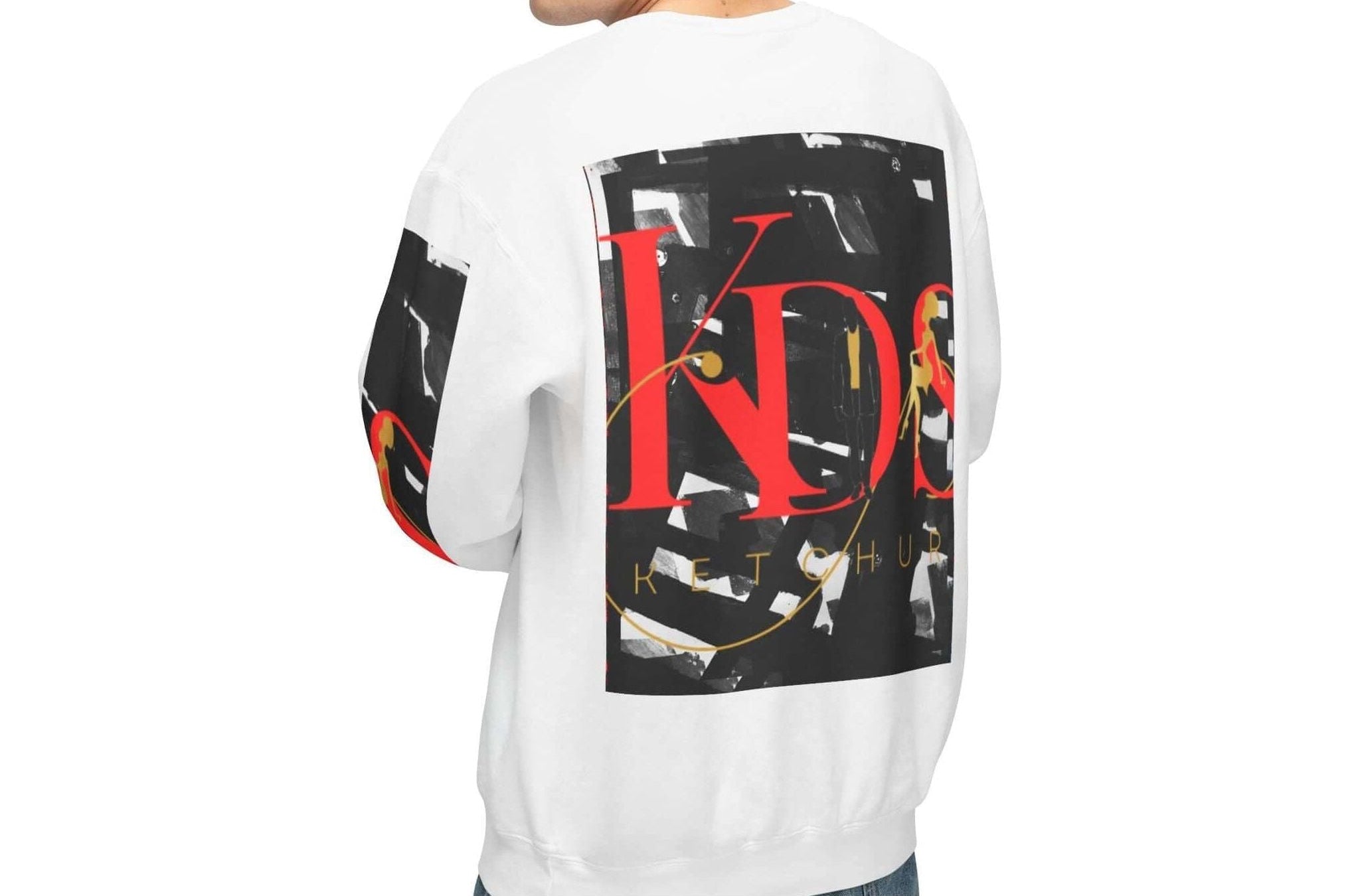 Abstract Artistry Crewneck Men’s Sweatshirt
