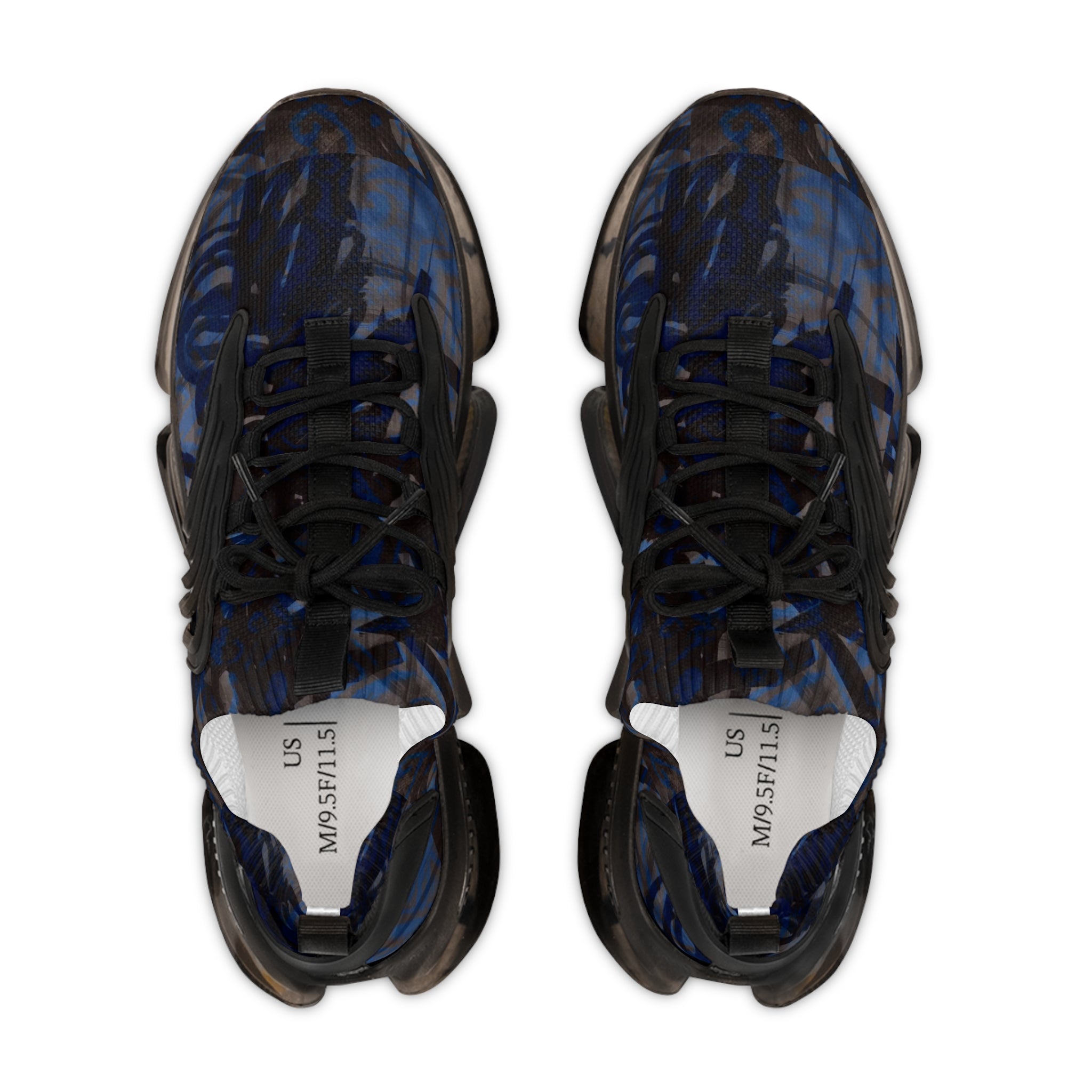 Blue Vortex Men's Mesh Sneakers