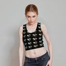 Midnight Silver Eclipse  Crop Top - KDS Ketchure