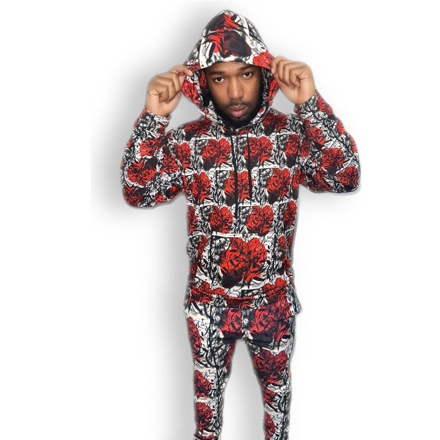 Red Roses Hoddie - KDS Ketchure