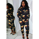 Midnight Flame Hoodie - Urban Elegance with Bold Abstract Design - KDS Ketchure