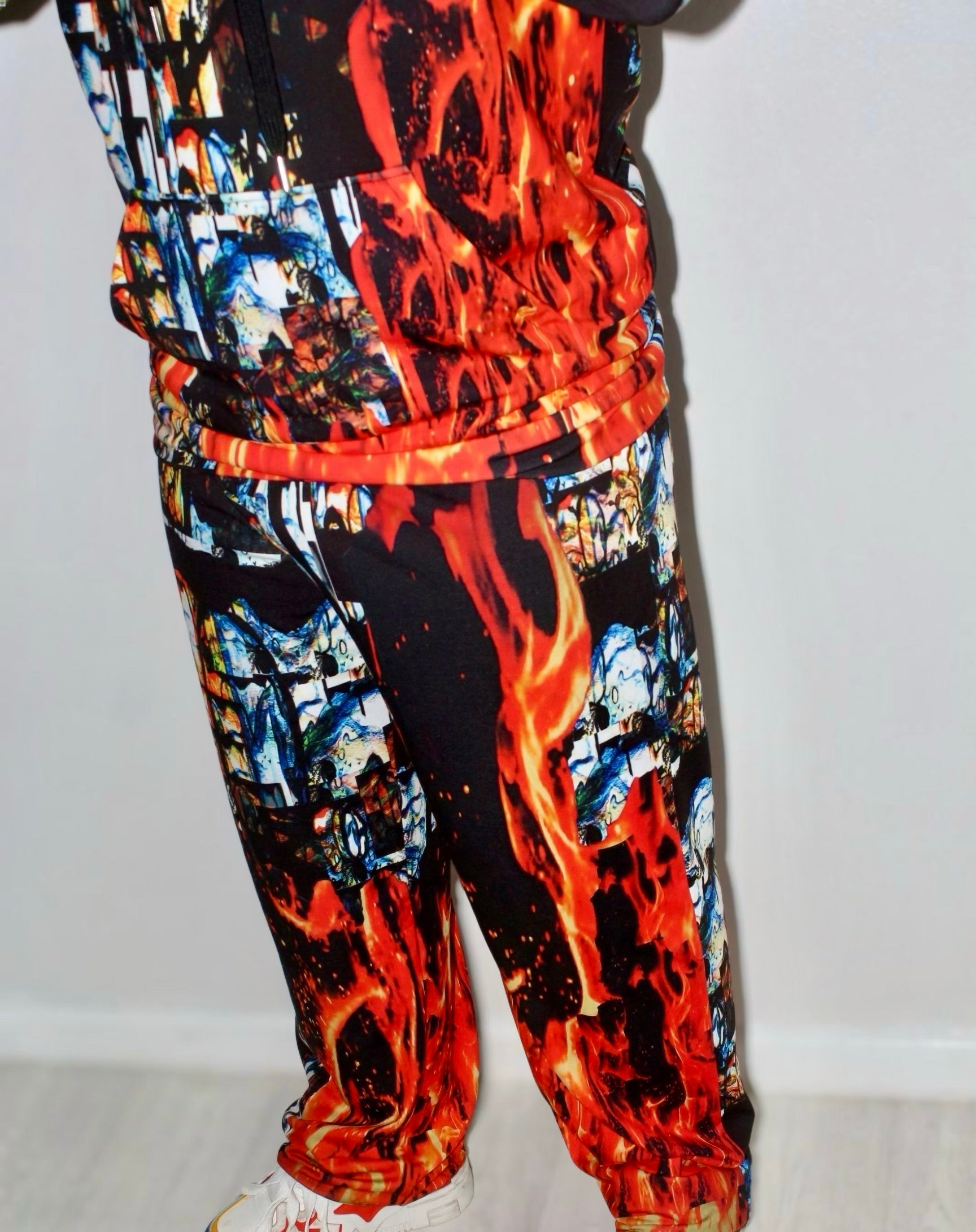 Divine Flame Trousers  Men’s wide-leg pants