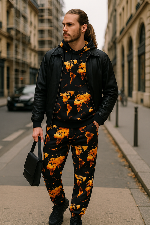 Midnight Flame Men’s Joggers - KDS Ketchure