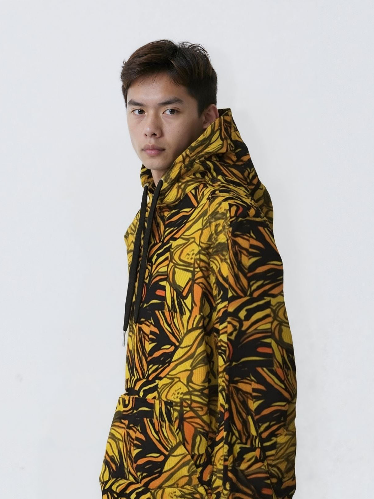 Lion Ember Crown Men Hoodie