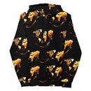 Midnight Flame Hoodie - Urban Elegance with Bold Abstract Design - KDS Ketchure