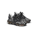 Midnight Silver Eclipse Women's Mesh Sneakers with black and silver print, offering style and comfort for the modern woman.