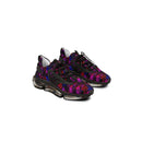 Obsidian Royale Men's Mesh Sneakers with vibrant pattern and sleek design for luxury and performance.