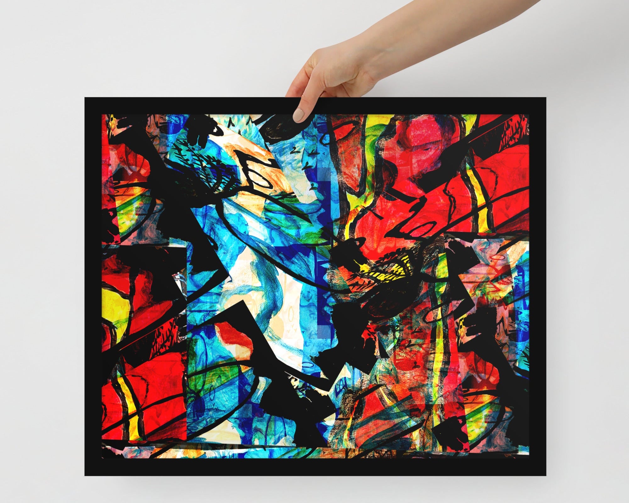 Divine Fire: A World of Choice Framed photo paper poster